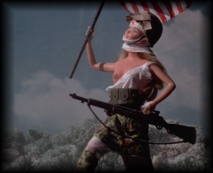 photo - Barbie as combat soldier (detail) http://www.erols.com/browndk/bigramp.jpg