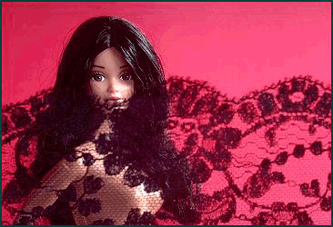 Photo - Barbie and black lace