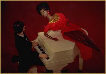 Photo - Barbie on a piano