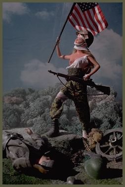 photo - Barbie as combat soldier   http://www.erols.com/browndk/ramparts.jpg