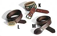 Land Rover Signature Belts