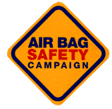 Air bag safety logo