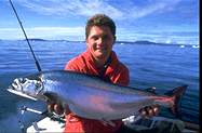 Peter Steensen with a salmon