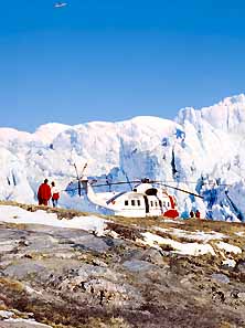 Hike, bike, drive or fly to the edge of the icecap