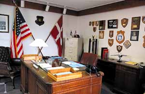 Once the base commander's office - now part of the museum
