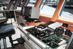 The bridge features modern navigation & communication systems