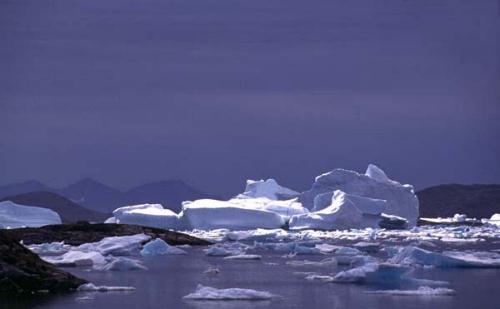 During spring & summer icebergs may isolate towns & settlements for weeks