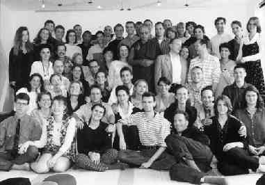 The Center Crew with Lopon Tsechu Rinpoche