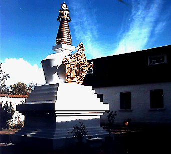 Stupa at R&oslash;dby Retreat