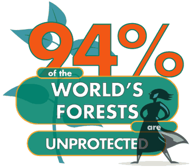 94% of forests unprotected