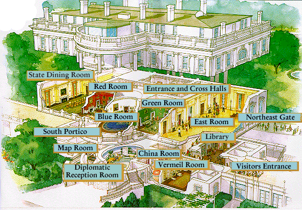 [Floorplan 
image of the White House]
