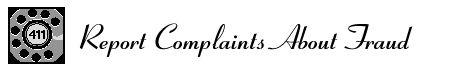 Report Complaints about Fraud