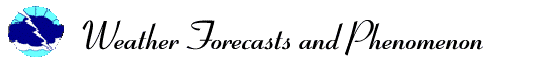 Weather Forecasts and Phenomenon