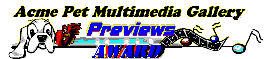 Acme Pet Multimedia Award